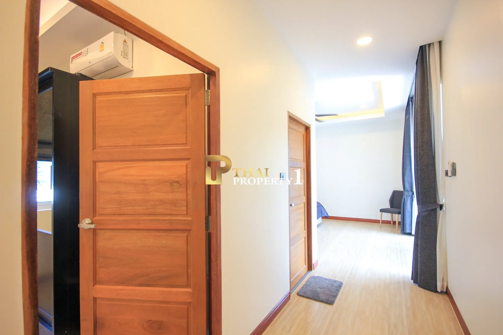 Modern Single-Story Pool Villa Open Living Space at Wararom Village Khao Tao