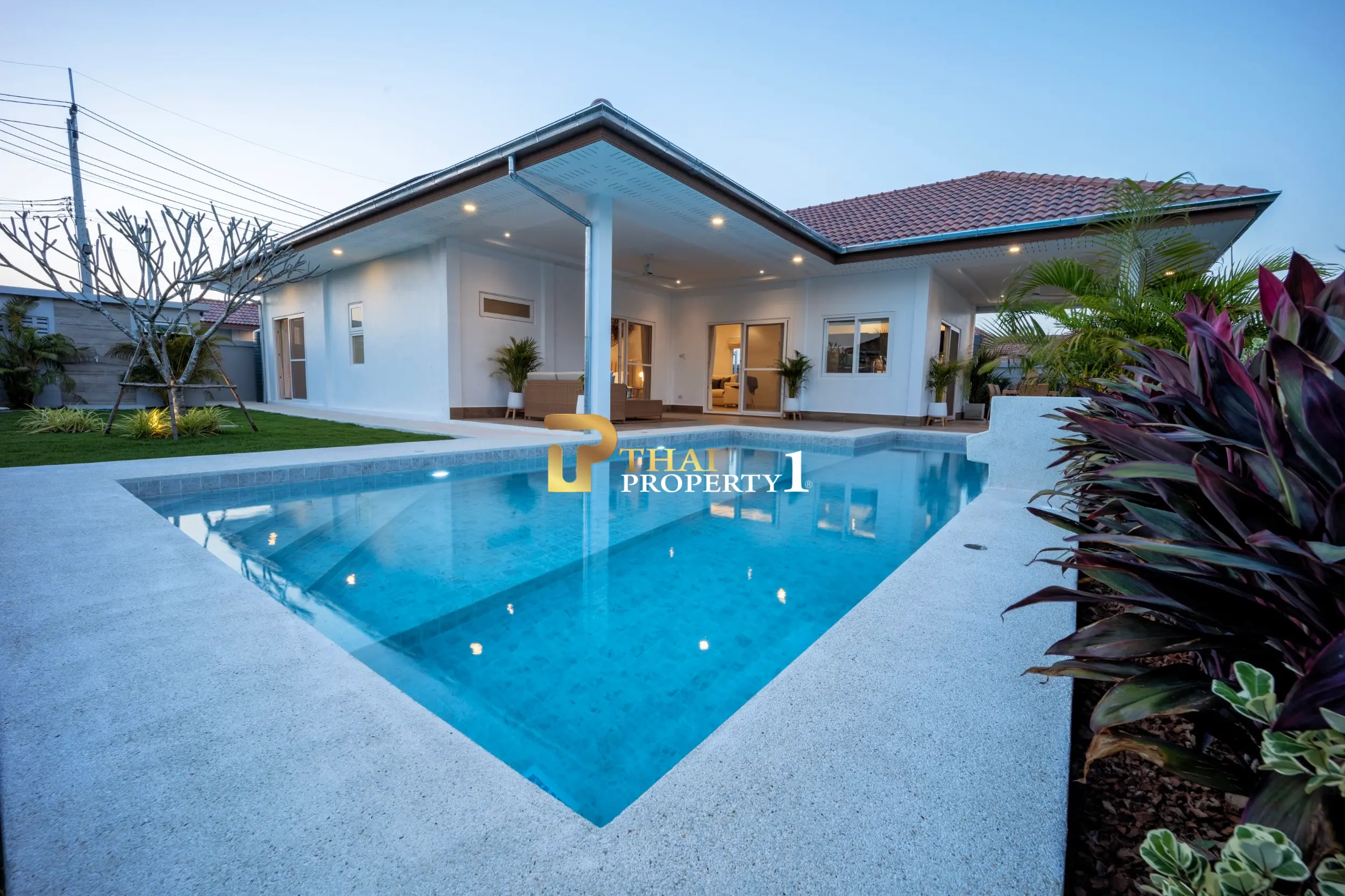 Mali Bua - Spacious Single-Story Villa with Private Pool in Quiet Hua Hin Neighborhood