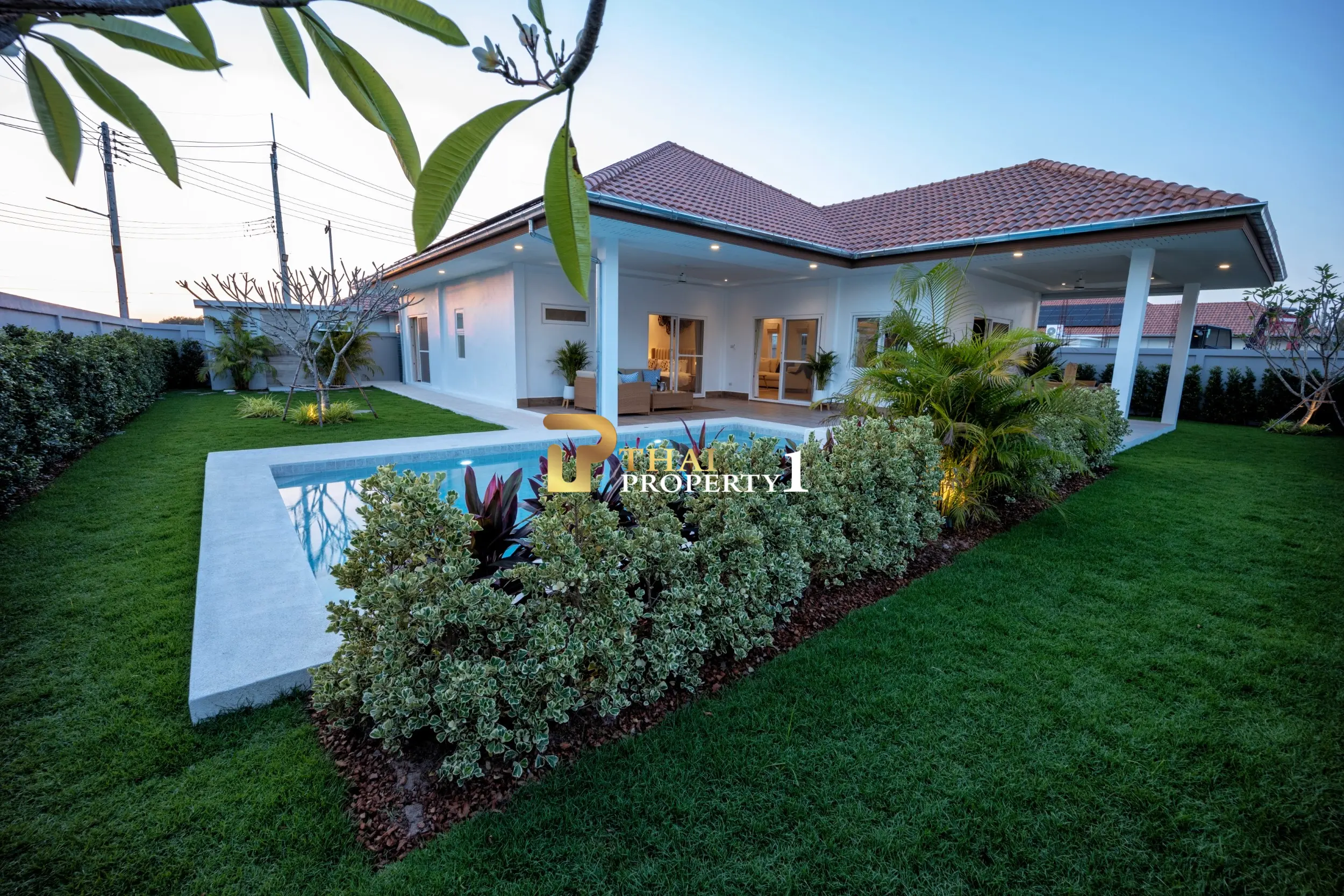 Mali Bua - Spacious Single-Story Villa with Private Pool in Quiet Hua Hin Neighborhood