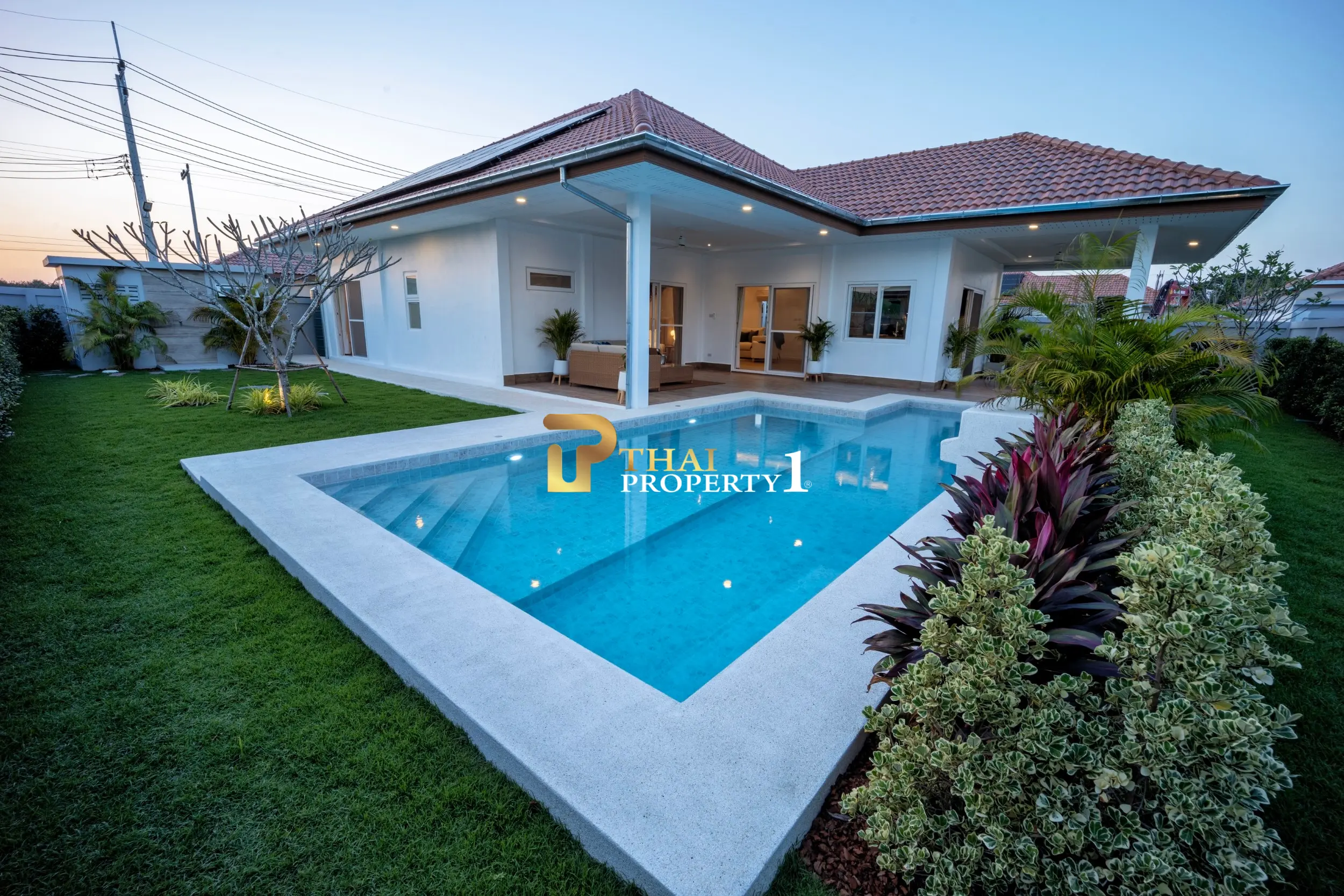 Mali Bua - Spacious Single-Story Villa with Private Pool in Quiet Hua Hin Neighborhood
