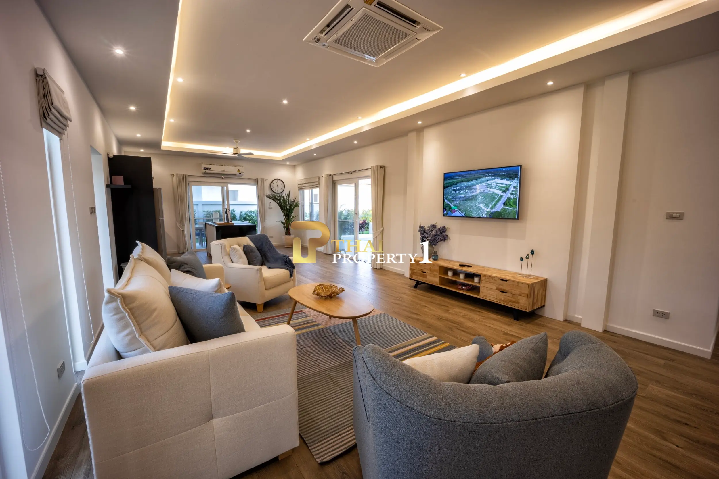 Mali Bua - Spacious Single-Story Villa with Private Pool in Quiet Hua Hin Neighborhood