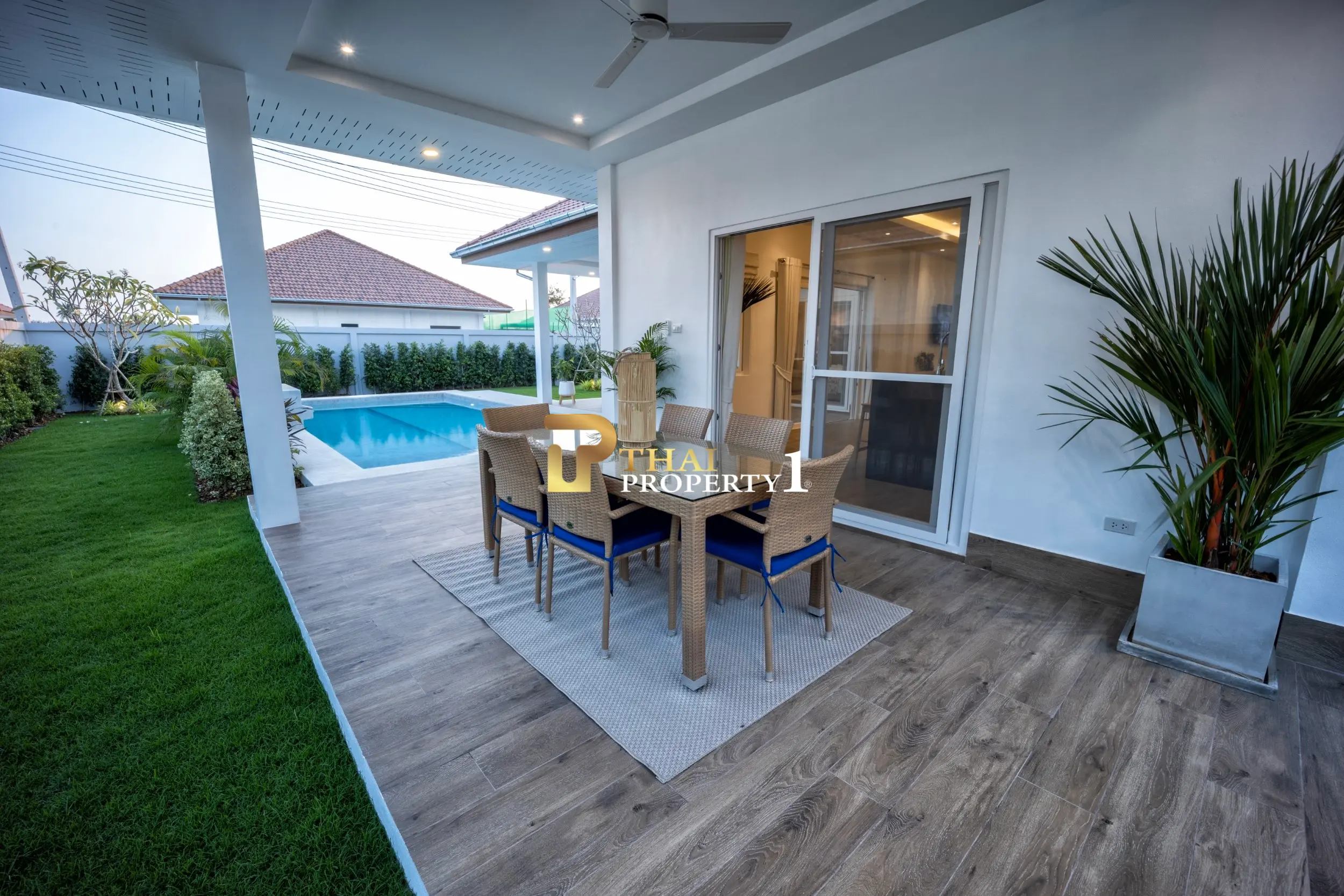 Mali Bua - Spacious Single-Story Villa with Private Pool in Quiet Hua Hin Neighborhood