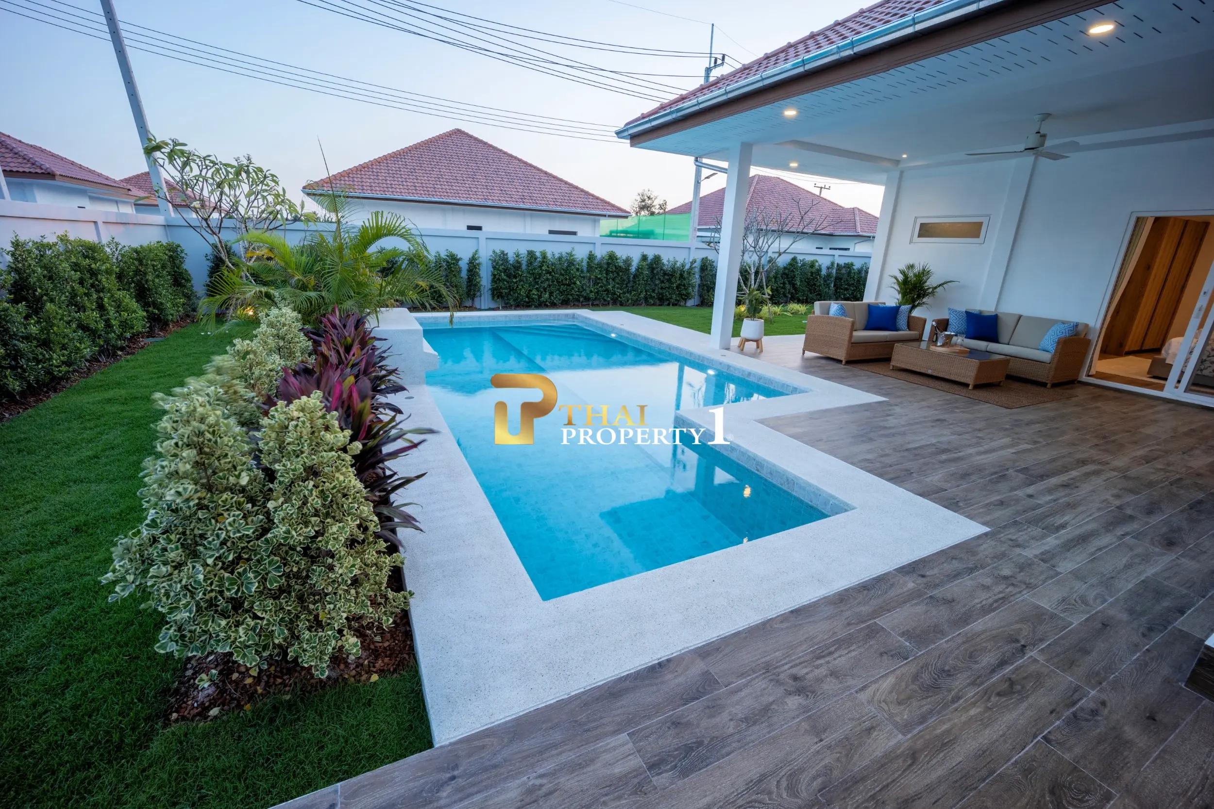 Mali Bua - Spacious Single-Story Villa with Private Pool in Quiet Hua Hin Neighborhood