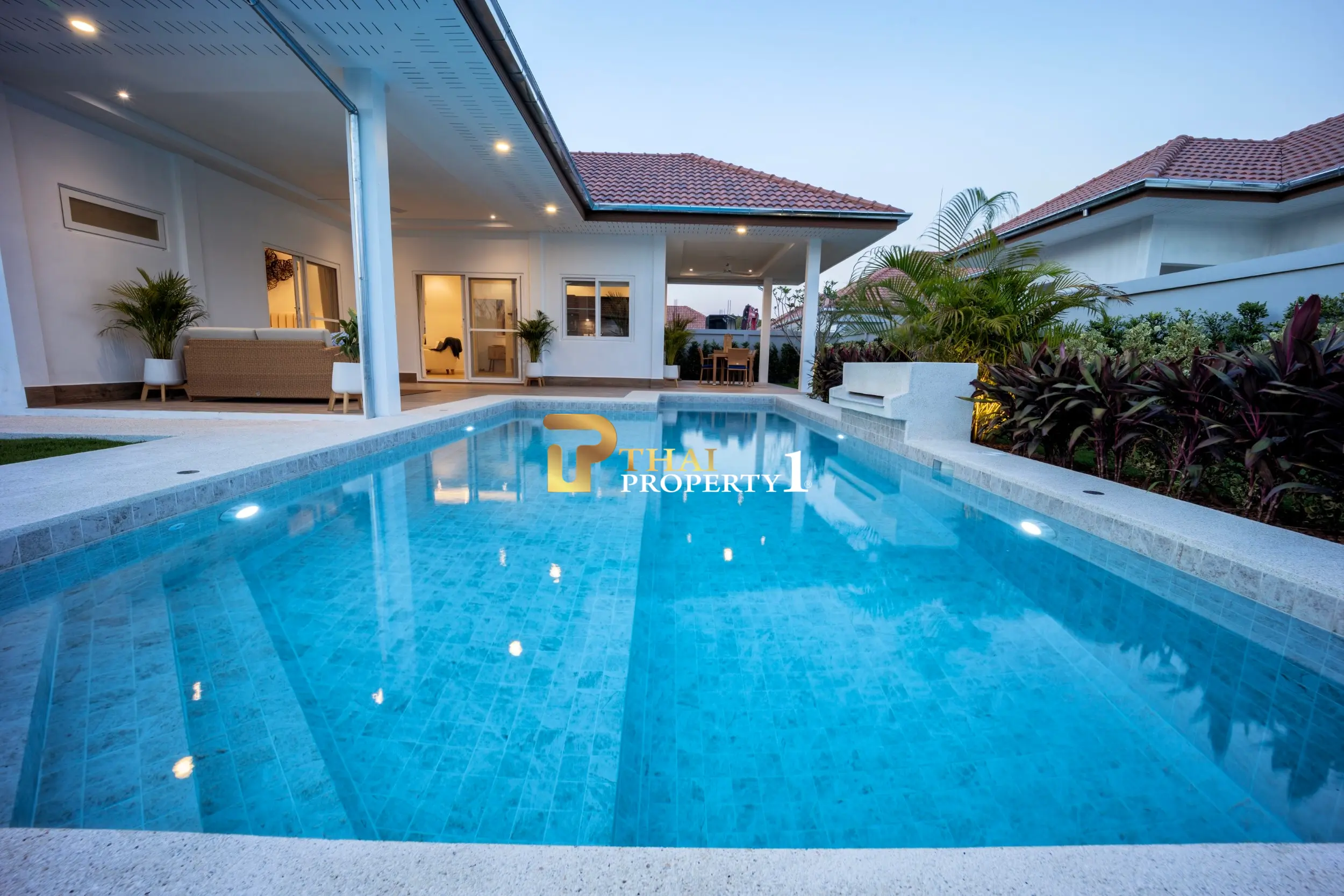 Mali Bua - Spacious Single-Story Villa with Private Pool in Quiet Hua Hin Neighborhood