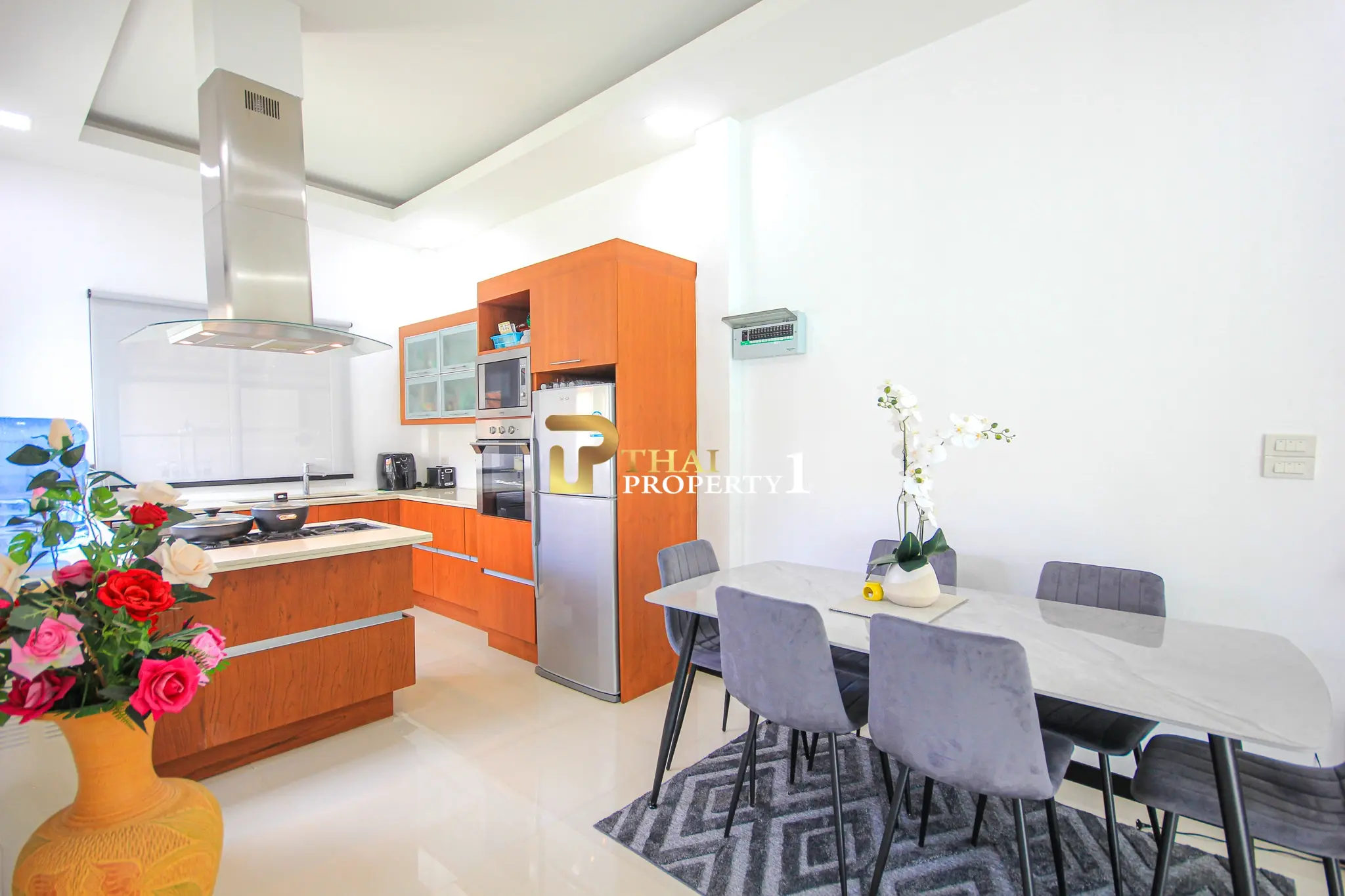 Relaxed Single-Story Villa with Private Pool and Modern Touches At Orchid Paradise Homes