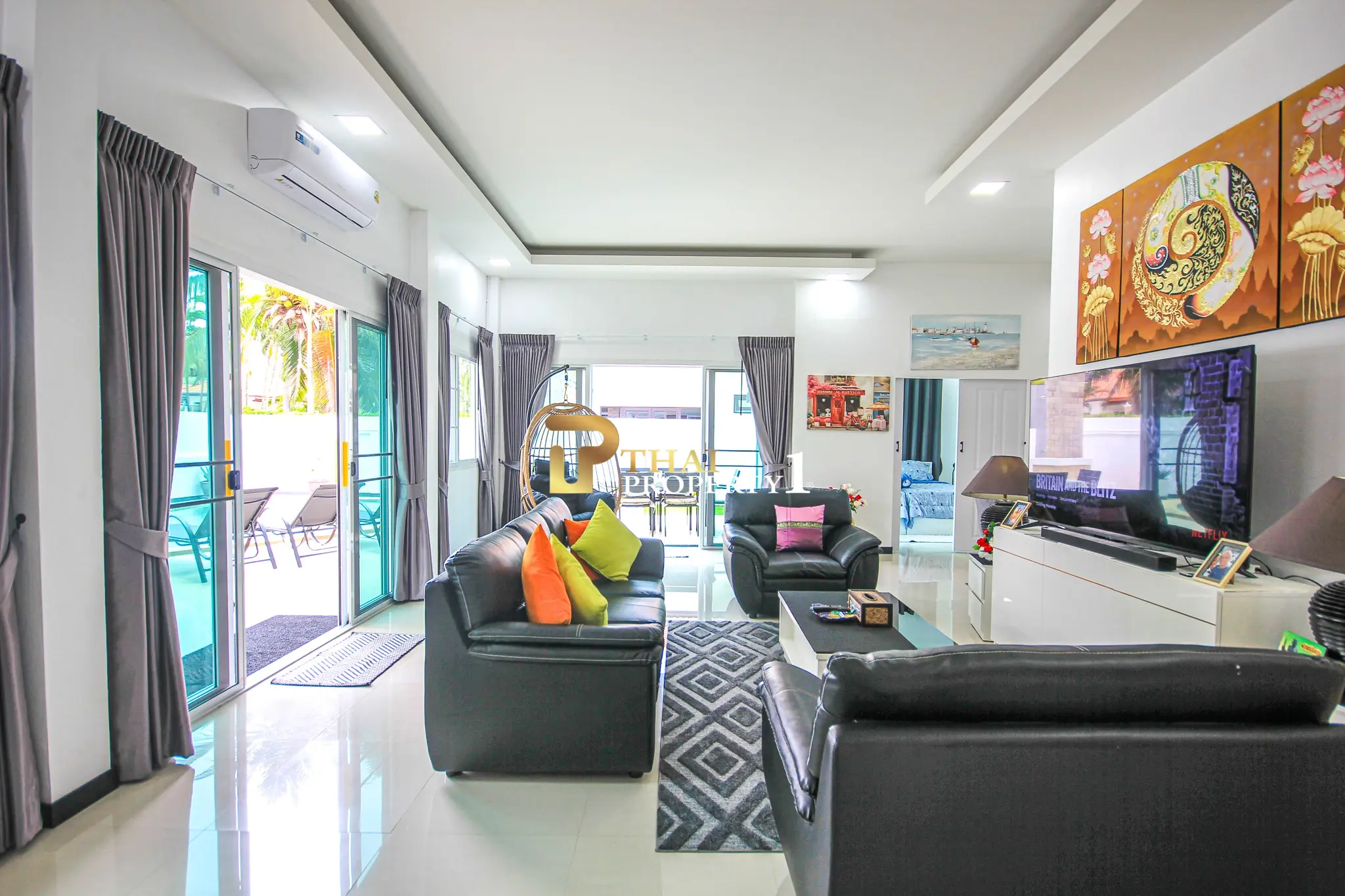 Relaxed Single-Story Villa with Private Pool and Modern Touches At Orchid Paradise Homes