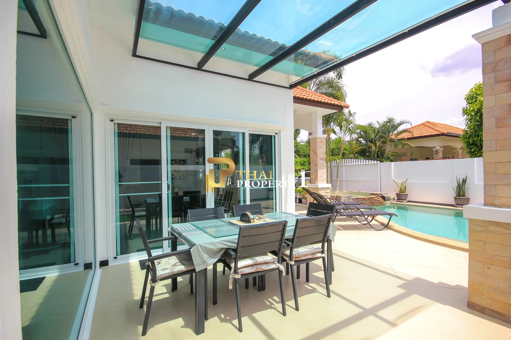 Relaxed Single-Story Villa with Private Pool and Modern Touches At Orchid Paradise Homes