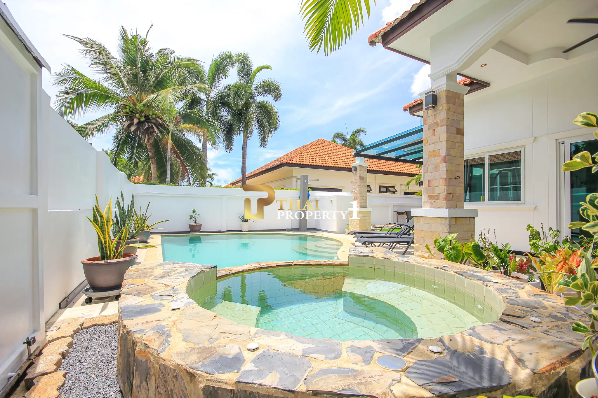 Relaxed Single-Story Villa with Private Pool and Modern Touches At Orchid Paradise Homes