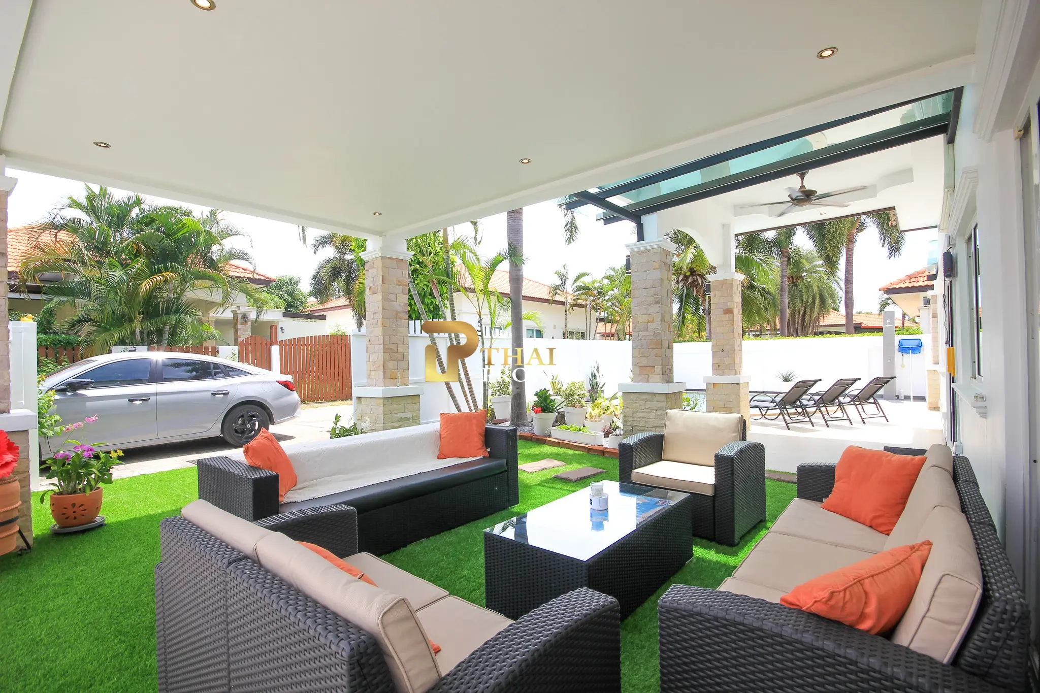 Relaxed Single-Story Villa with Private Pool and Modern Touches At Orchid Paradise Homes