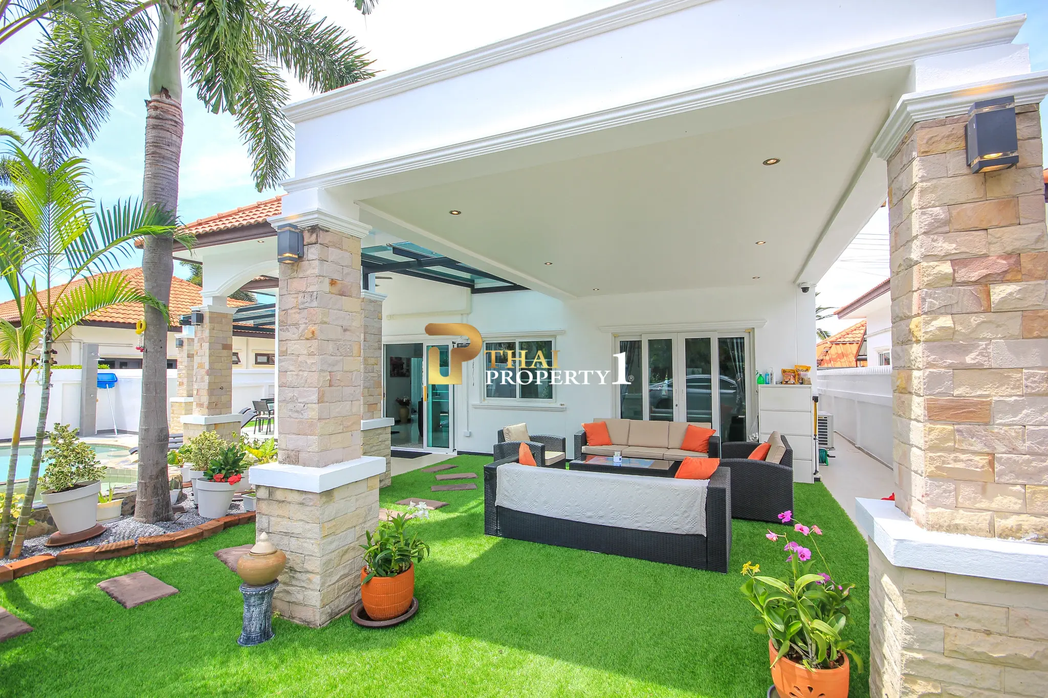 Relaxed Single-Story Villa with Private Pool and Modern Touches At Orchid Paradise Homes