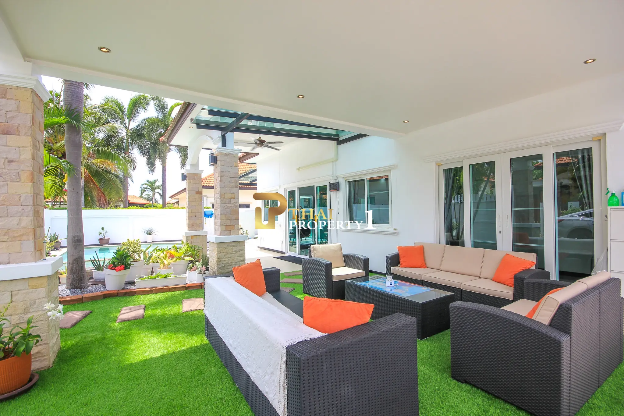 Relaxed Single-Story Villa with Private Pool and Modern Touches At Orchid Paradise Homes