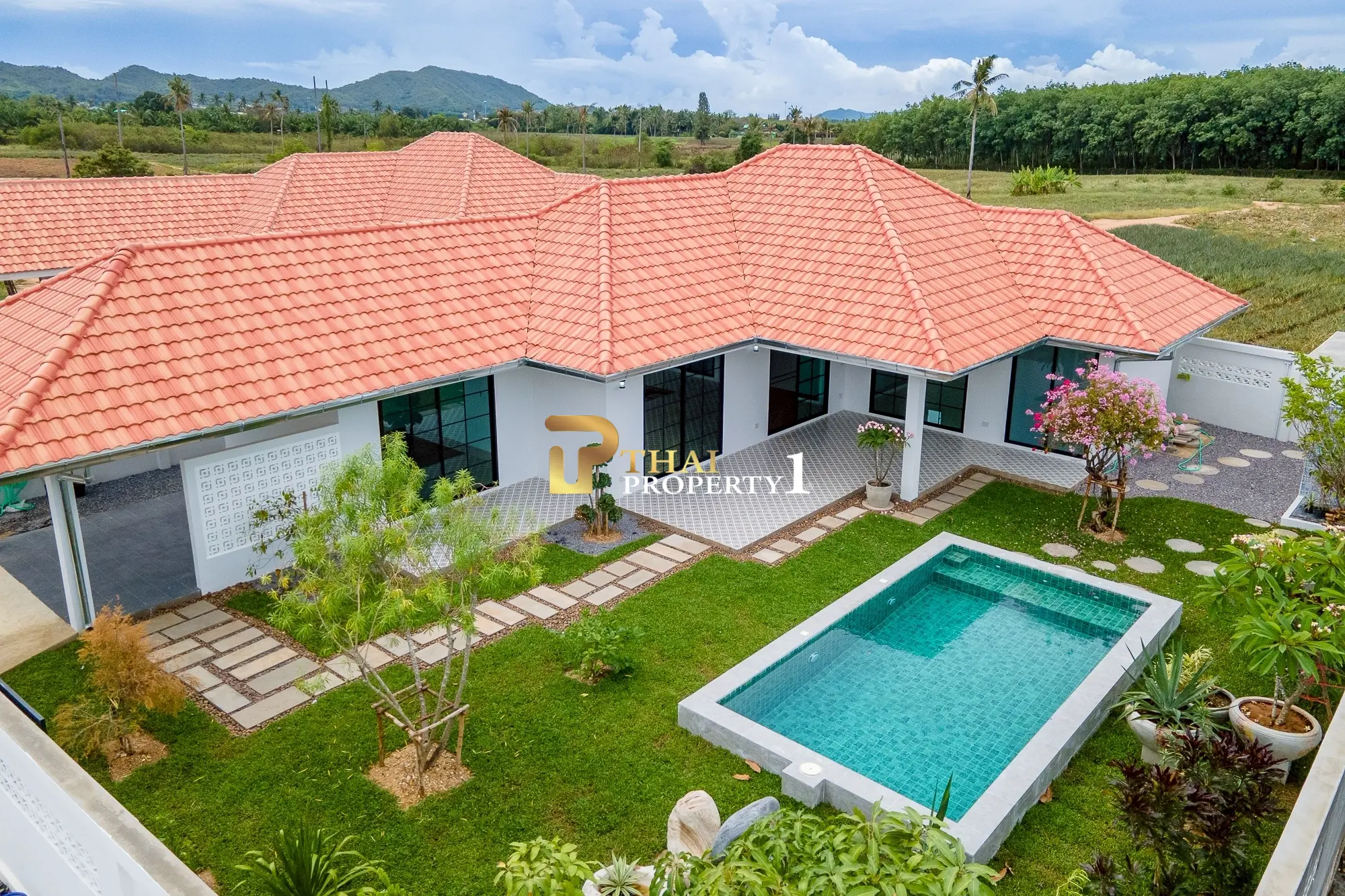 3 Bedroom 2 Bathroom Pool Villa For Sale Khao Tao